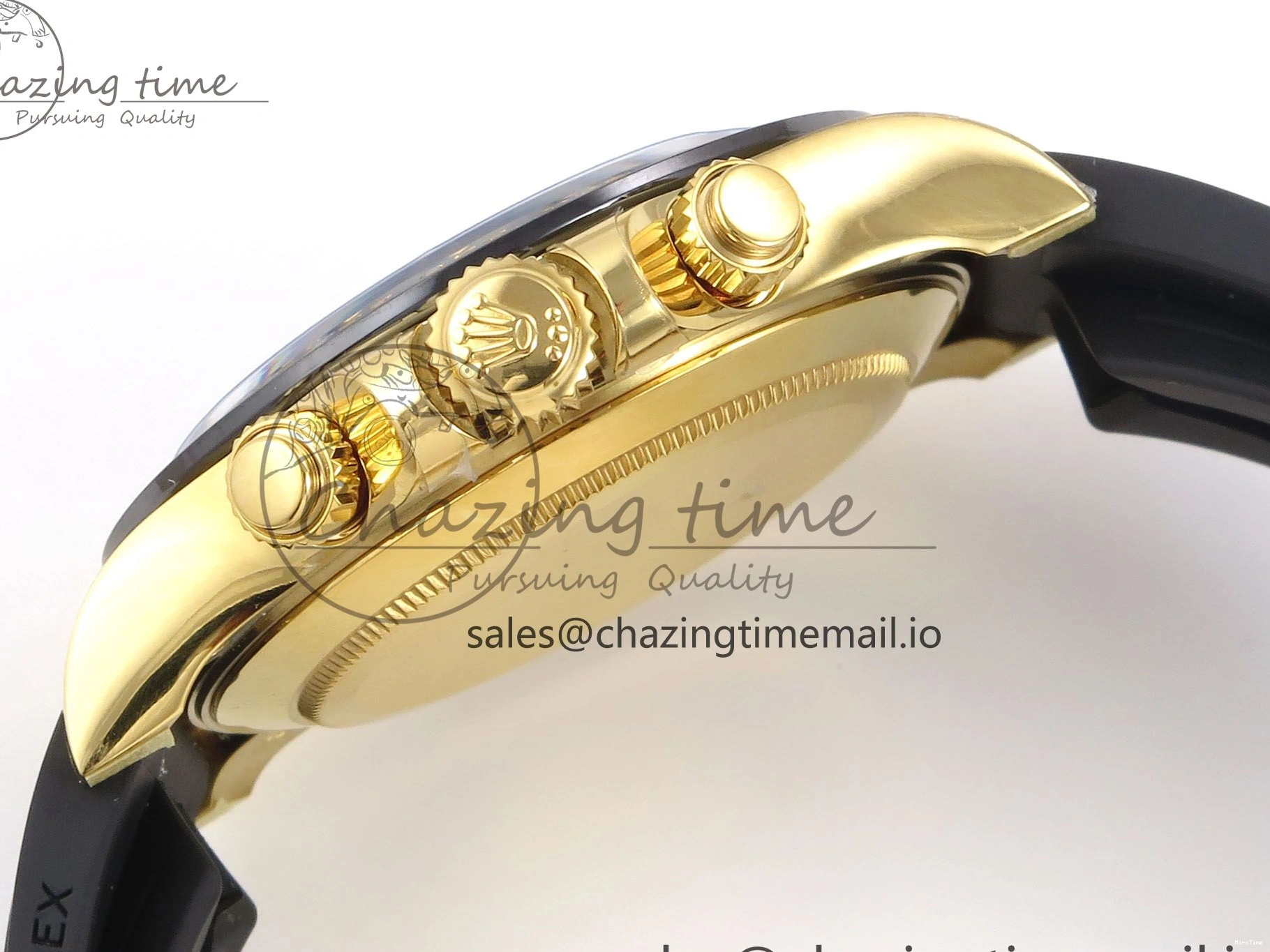 MiroTime 0901 Daytona 116518 VSF 1:1 Best Edition 904L Steel YG Dial on Oysterflex Strap DD Sustainable 1003